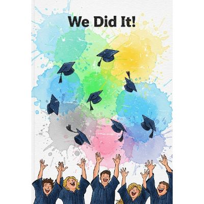 Free Graduation Card - Toss Caps with Joy!