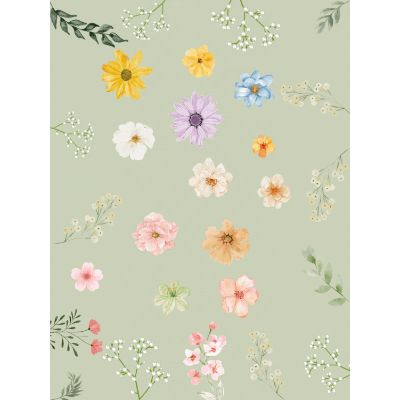 Free Thinking of You Card - Floral Watercolor Design