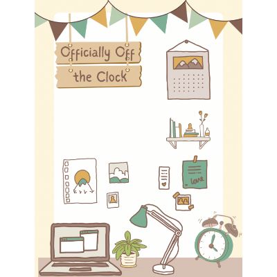 Free Retirement Card - Officially Off the Clock!