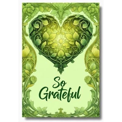 Free Thank You Card - Organic Watercolor Design