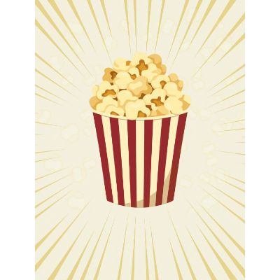 Free Birthday Card - Popcorn Party!