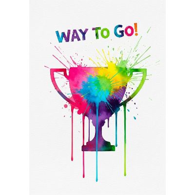 Free Congratulations Card - Funny Trophy Design!