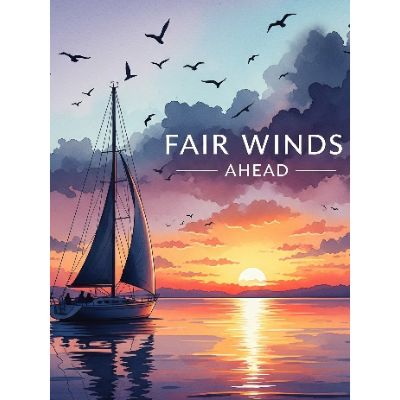 Free Retirement Card - Sunset Sail Away!