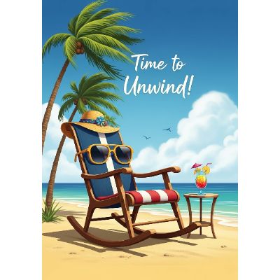 Free Retirement Card - Rocking Chair Relaxation!