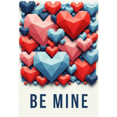Free Valentine's Card - Geometric Love Online