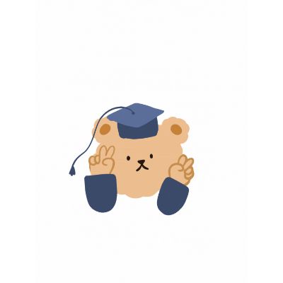 Free Graduation Card - Celebrate with a Cute Bear!