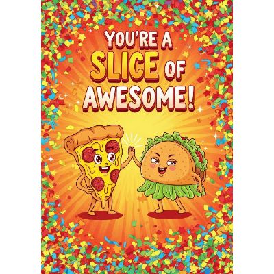 Free Friendship Card - Funny Food High Five!