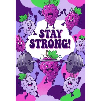 Free Funny Grapes Card - Send a Goofy Greeting!