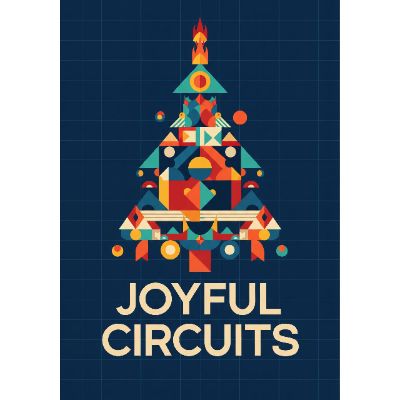 Free Christmas Card - Modern Digital Noel Design