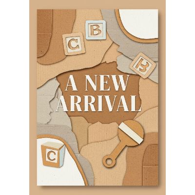 Free New Baby Card - Watercolor Design