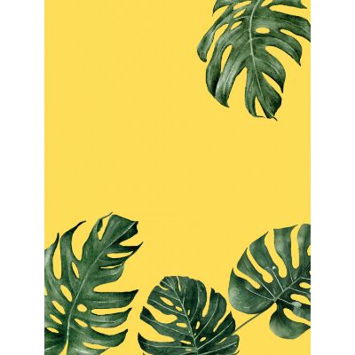 Free Wedding Card - Tropical Greenery Design