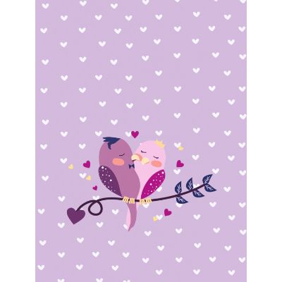 Free Wedding Card - Sweet Lovebirds Design