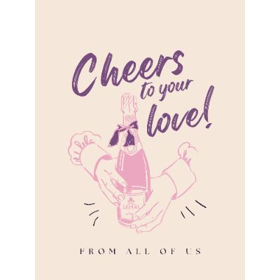 Free Wedding Card - Cheers to Love! Send Online