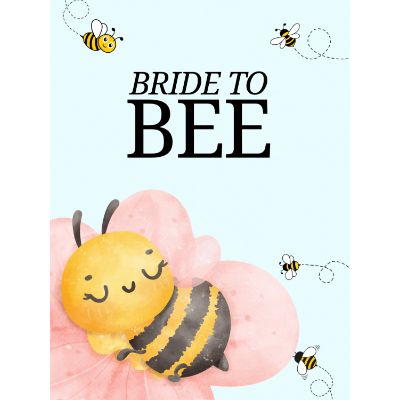 Free Wedding Card - Bride to Bee Congratulations!