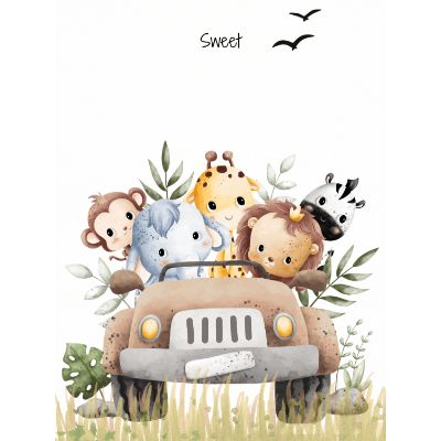 Free New Baby Card - Adorable Whimsical Design