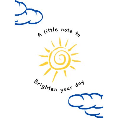 Free Cheerful Card - Brighten Someone's Day!