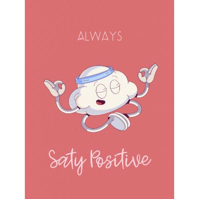 Free 'Stay Positive' Card - Send Some Encouragement!