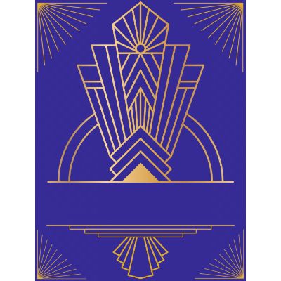 Free Thinking of You Card - Art Deco Design