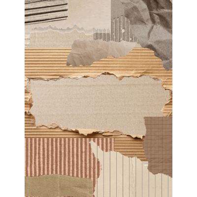 Free Welcome Back Card - Rustic Cardboard Style!