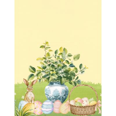 Free Easter Card - Ceramic Easter Handcrafted Feel