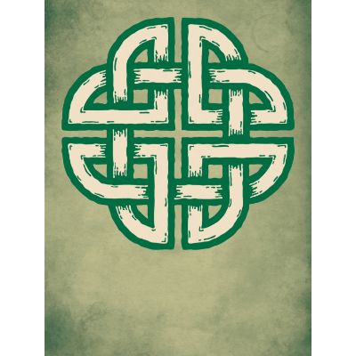 Free St. Patrick's Day Card - Celtic Knot Design