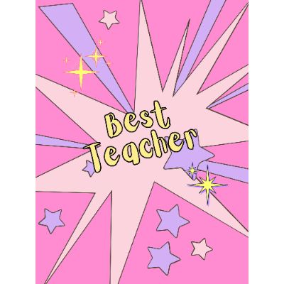 Free Teacher's Day Card - Pop Art Tribute!