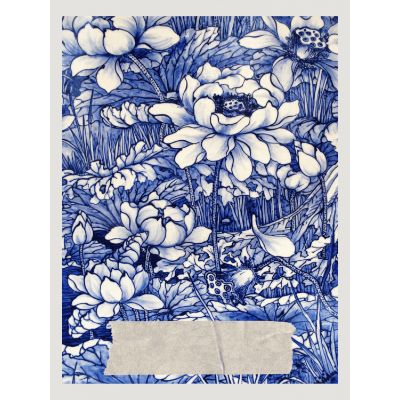 Free Welcome Card - Floral Ceramic Design Online