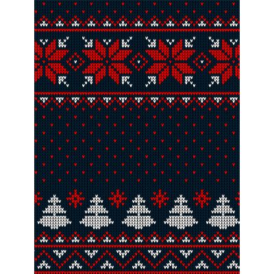 Free Christmas Card - Woven Holiday Cheer Online