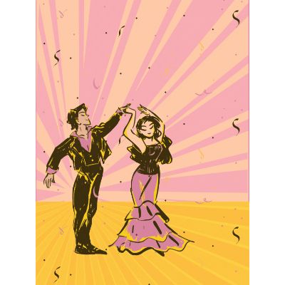 Free Valentine's Card - Swing Era Smooch!