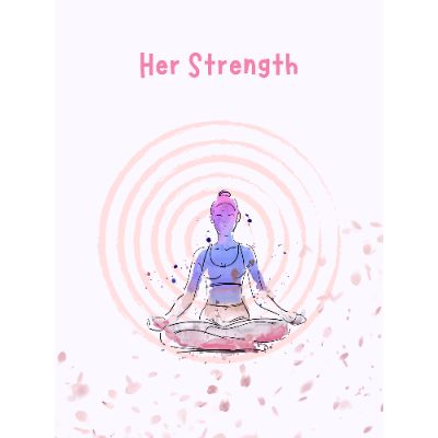 Free Women's Day Card - Minimalist Zen Design