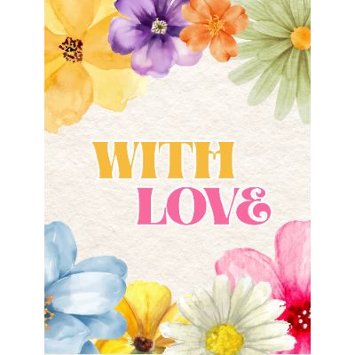 Free Grandparents Day Card - Jewel Toned Blooms