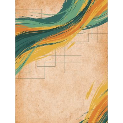 Free Thinking of You Card - Abstract Calligraphy Design