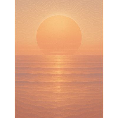 Free Retirement Card - Elegant Sunset Send Off