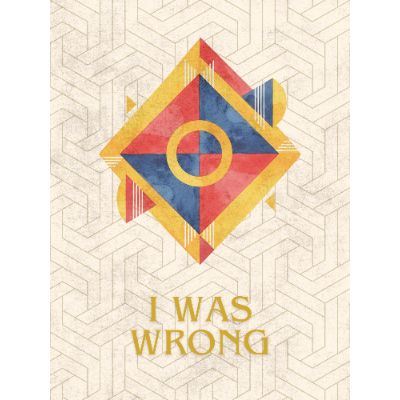 Free Apology Card - Geometric Bauhaus Design