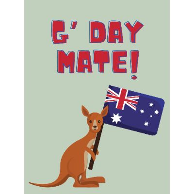 Free Australia Day Card - G'Day Mate E-Card