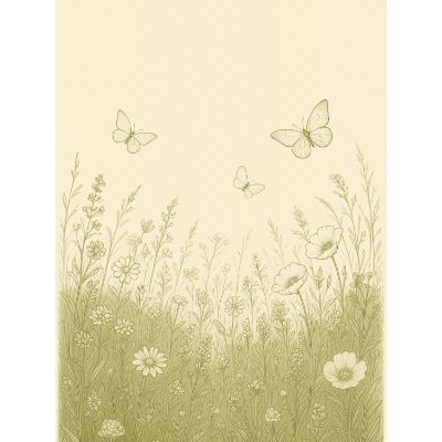 Free Thinking of You Card - Delicate Meadow Design