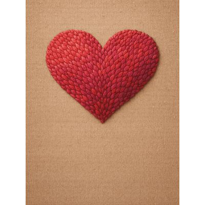 Free Anniversary Card - Embroidered Hearts of Love