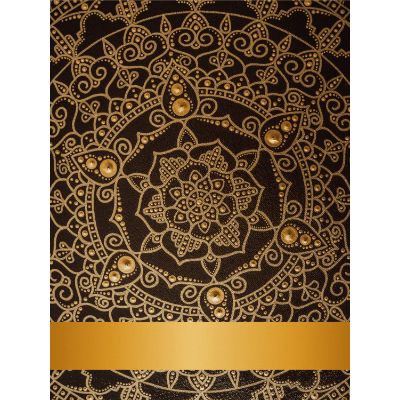 Free Congratulations Card - Mandala Bloom Design