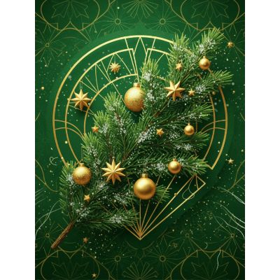 Free Christmas Card - Send Evergreen Wishes Online