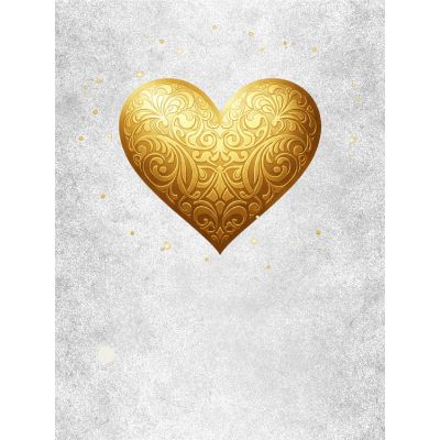 Free Gold Heart Card - Show Your Love!