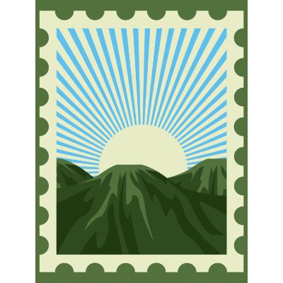 Free 'Just Because' Card - Retro Sunshine Design