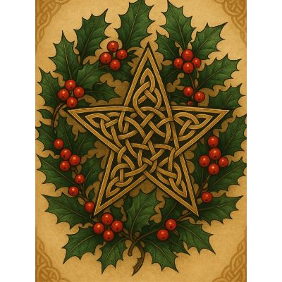 Free Celtic Christmas Card - Send Warm Wishes!