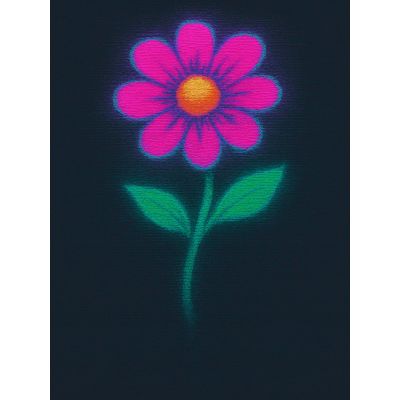 Free Thinking of You Card - Retro Flower Power!