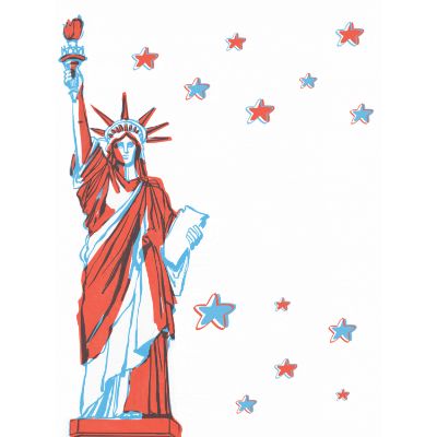 Free 4th July Card - Scandinavian Style Design