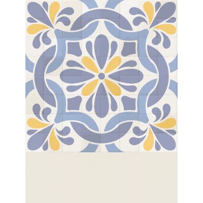 Free Birthday Card - Simple Ceramic Tile Design