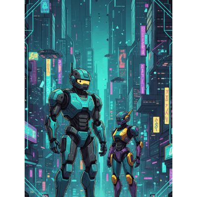 Free Cyberpunk Friendship Card - Send Online!