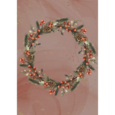 Free Christmas Card - Rustic Winter Greetings