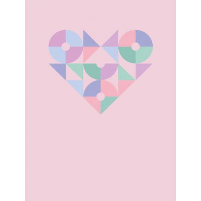Free Mother's Day Card - Geometric Floral Design