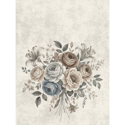 Free Congratulations Card - Vintage Floral Design