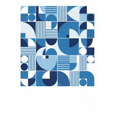 Free Work Anniversary Card - Modern Tile Design